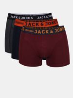 Jack & Jones Lichfield 3-pack Bokserice crvena