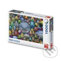 Barevné rybičky - puzzle z kategorie 300 a víc dílků