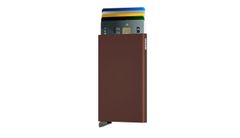 Secrid Cardprotector Brown Unisex - Peňaženka Secrid - Hnedá - C-BROWN-One-size - Size: One size