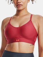 Under Armour Infinity Covered Low-RED Cпортен Сутиен Cherven