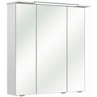 Xora ZRKADLOVÁ SKRINKA, biela, 67/71/23,5 cm