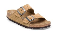 Birkenstock Arizona Suede Embossed Narrow Fit Unisex - Sandály Birkenstock - Hnědá - 1027066-4.5 - Size: 4.5