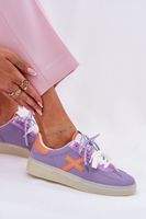 Boto Niskie Buty Sportowe Damskie Fioletowe Zelevelis