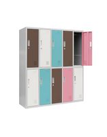 Kovová šatní škříň s 10 boxy Bartuś (1490)