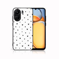 MY ART Zaščitni pokrov za Xiaomi Redmi 13C BLACK HEARTS (167)