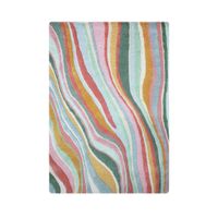 Flair Rugs VLNENÝ KOBEREC, 120/170 cm zelená, ružová