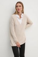 Pepe Jeans Sveter s prímesou vlny Pepe Jeans ISELA V-NECK