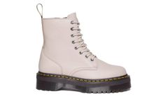 Dr. Martens Jadon III Pisa Leather Platform Boots Unisex - Cipele Dr. Martens - Siva - DM31159348-6.5 - Size: 6.5
