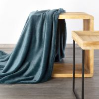 Eurofirany Unisex's Blanket 401091 Navy Blue