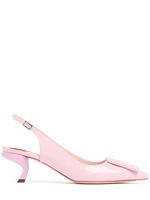 55mm Virgule Patent Leather Pumps
