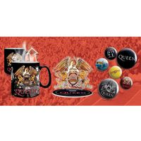 Geschenkset (Tasse, Dekoration, Pins) QUEEN - Mix