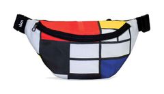 Kolorowa torba biodrowa Loqi Piet Mondrian