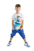 Denokids Surf Fox Boy's Summer T-shirt Capri Shorts Set