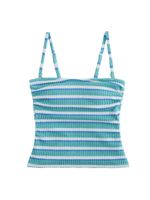 Next Tankini top  plava / akvamarin / bijela