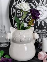 dekoracja (wazon) KILLSTAR - Ghost Kitty Vase - White