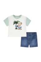 Levi's Sada pre bábätká Levi's PALM TREE TEE & DENIM SET