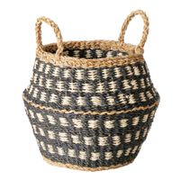 KOŠÍK prírodná farba, čierna