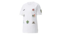 Puma x LIBERTY Badge Women's Tee - Dámske - Tričko Puma - Biele - 534049_02 - Veľkosť: L