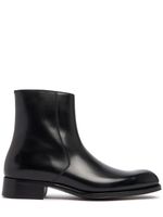 Edgar Leather Zipped Boots