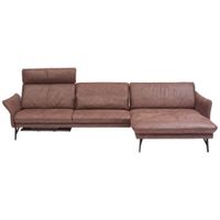 Himolla ROHOVÁ SEDAČKA, textil, tmavohnedá