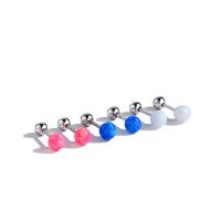 Olivie Strieborné guličky 4mm RUŽOVÝ OPÁL 5526