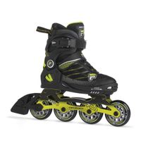 Detské kolieskové korčule Fila Wizy Alu Lime, XL, 38-41, 4x, 76