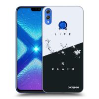 Silikónový prehľadný obal pre Honor 8X - Živý - Mŕtvy