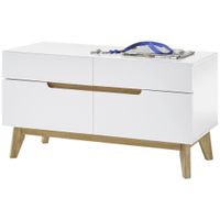 Livetastic LAVICA NA TOPÁNKY, prírodná farba, biela, 97/53/40 cm