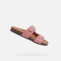 Pink women's slippers Geox Brionia - Women's