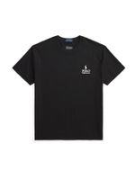 Polo Ralph Lauren Majica  crna / bijela