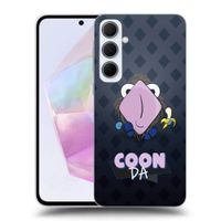 Silikónový čierny obal pre Samsung Galaxy A35 5G A356B - COONDA chlupatka - tmavá