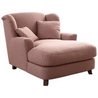 Sit & More XXL KRESLO, textil, staroružová