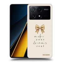 Silikónový čierny obal pre Xiaomi Poco X6 Pro - Golden Dream