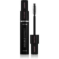 Oriflame The One Double Effect maskara za produljenje, uvijanje i volumen sa četkicom 2 u 1 nijansa Black 8 ml