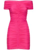 Nicola Gathered Stretch Jersey Minidress