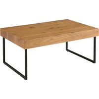 Carryhome KONFERENČNÝ STOLÍK, čierna, farba duba, drevo, kompozitné drevo, 100/65/42 cm