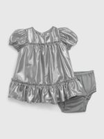 GAP Baby saténové šaty - Holky
