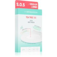 BRINGGREEN Tea Tree Cica SOS Spot Patch пластир для проблемної шкіри має заспокійливі властивості 100 кс