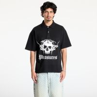 T-shirt PLEASURES Tradition Polo Shirt Black M