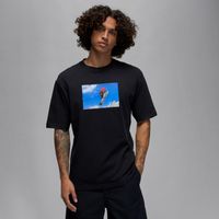 Jordan Flight Graphic Mountainside Tee - Pánske - Tričko Jordan - Čierne - IM6509-010 - Veľkosť: M