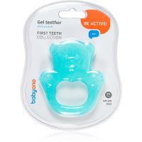 BabyOno Be Active Gel Teether rágóka Turquoise Bear 1 db