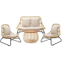 Livetastic SEDACÍ SESTAVA, dřevo, přírodní materiály, přírodní barvy