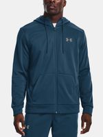 Under Armour UA Armour Fleece FZ Hoodie Sweatshirt Blau