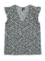 VERO MODA Bluza 'VMJosie'  svijetlobež / crna