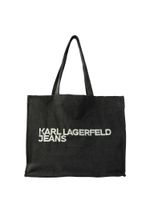 KARL LAGERFELD JEANS Shopper torba  svijetlosiva / crna