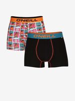 O'Neill Boxer Comic&Plain Boxershorts 2 Stück Schwarz