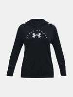 Under Armour Sweatshirt Tech Graphic LS Hoodie-BLK - Girls