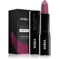 NOBEA Day-to-Day Matte Lipstick matirajući ruž za usne nijansa Plum purple #M15 3 g