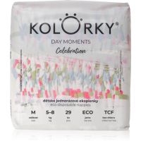 Kolorky DAY Moments Celebration ekološke plenice za enkratno uporabo Size M 5-8 kg 29 kos