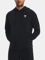 Under Armour Project Rock Terry Hoodie Sweatshirt Schwarz